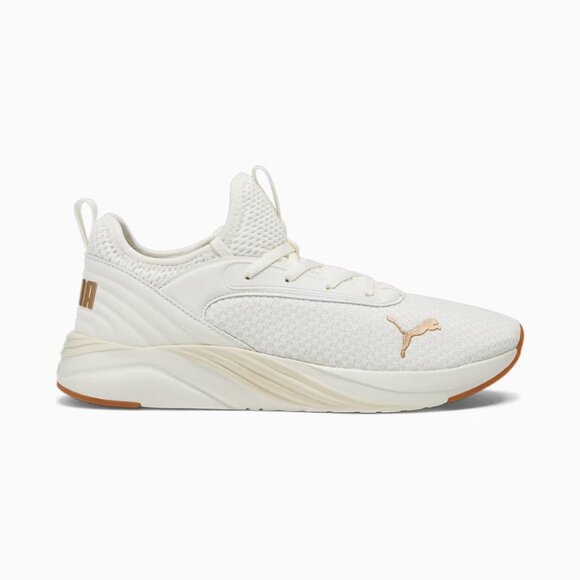 PUMA Women's Softride Ruby Luxe Running Shoes Size 7 In Warm White-PUMA Gold - Picture 1 of 10